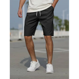 zwarte heren short met elegante pasvorm
