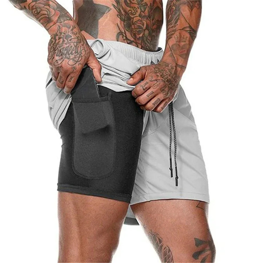 ActiveFlex – 2-in-1 Sports Shorts for Men