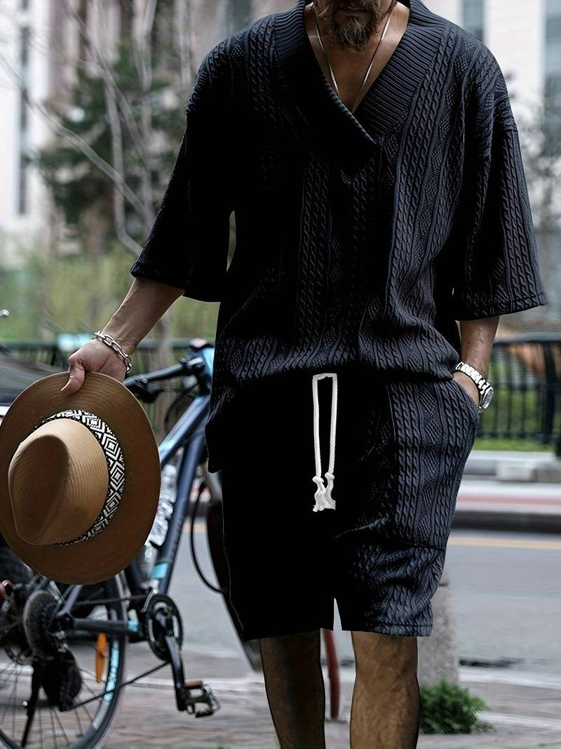 modieuze loungewear set voor mannen
