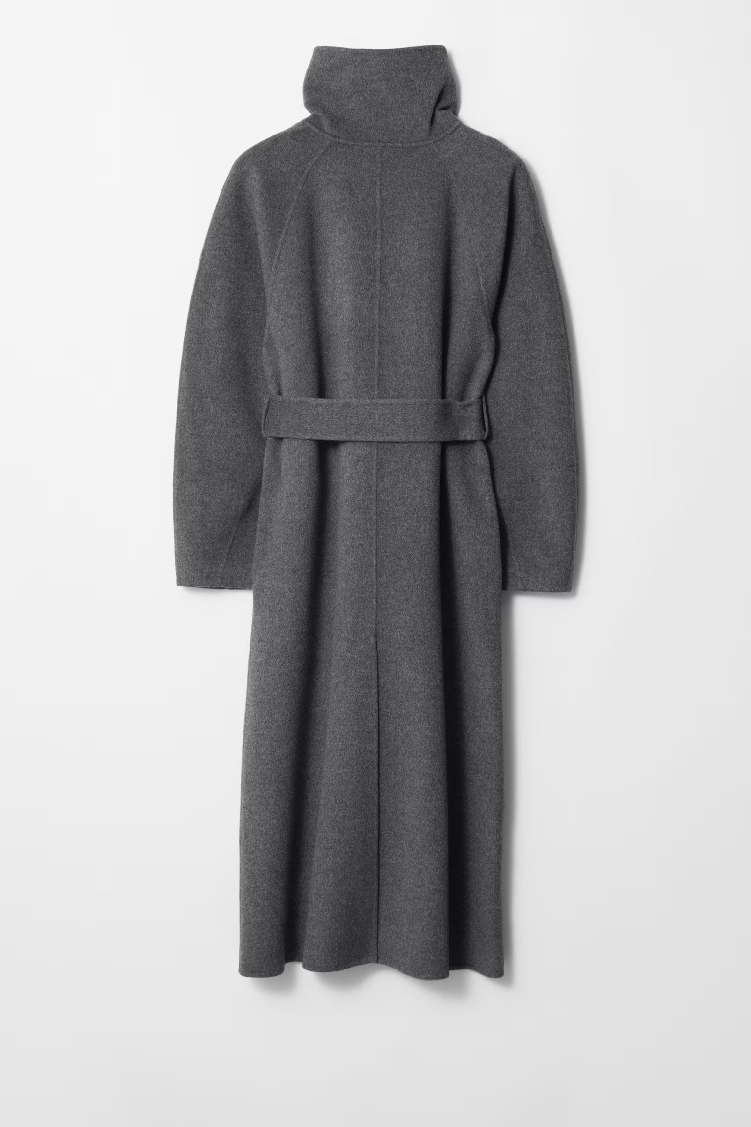 Marivelle | Eleganter Damenmantel mit Stehkragen & Bindegürtel