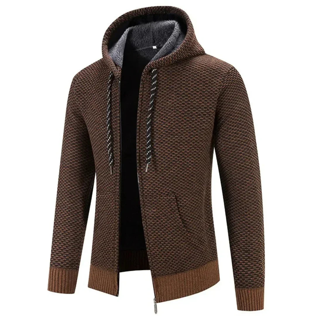 hoodie met rits en capuchon
