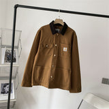 MetroBarn Jacket unisex beige chore style
