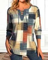 Fiona | Geometric Blouse