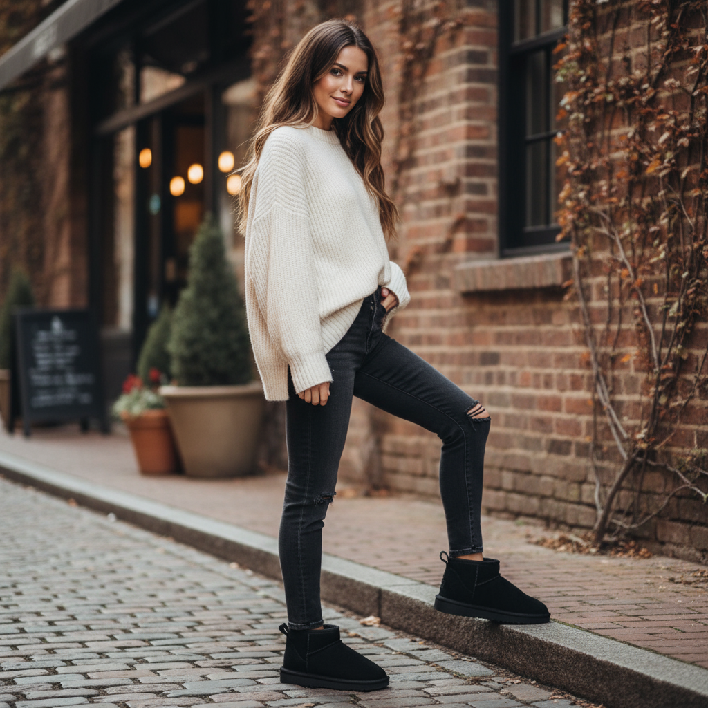 WinterLuxe Boots | Gefütterte Damen-Winterboots mit Woll-Innenfutter