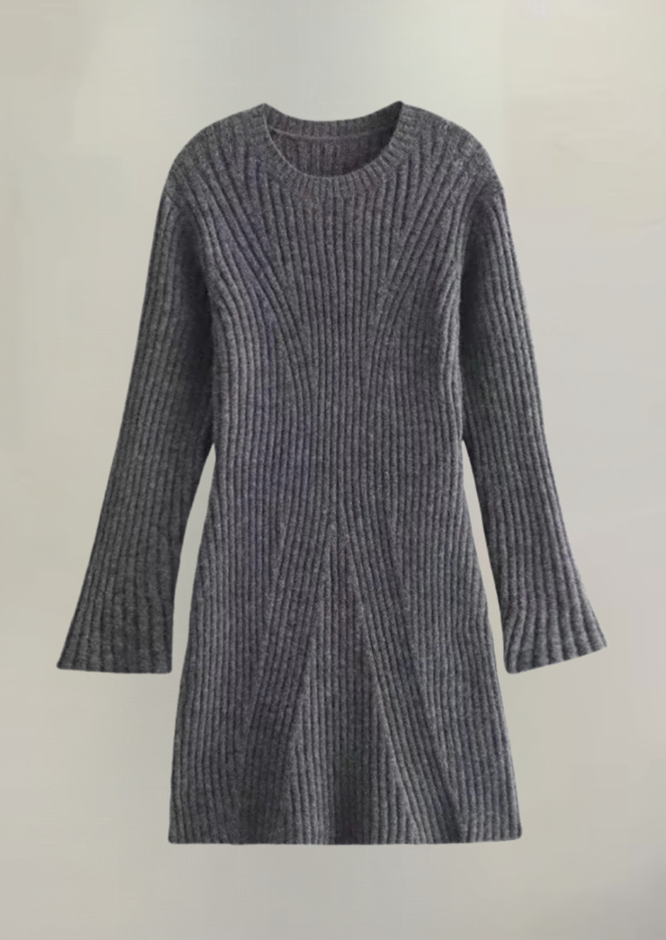 Elodie | Ribbed Knit Mini Dress 