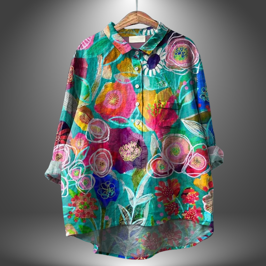 Virginia | Artisanal Floral Blouse