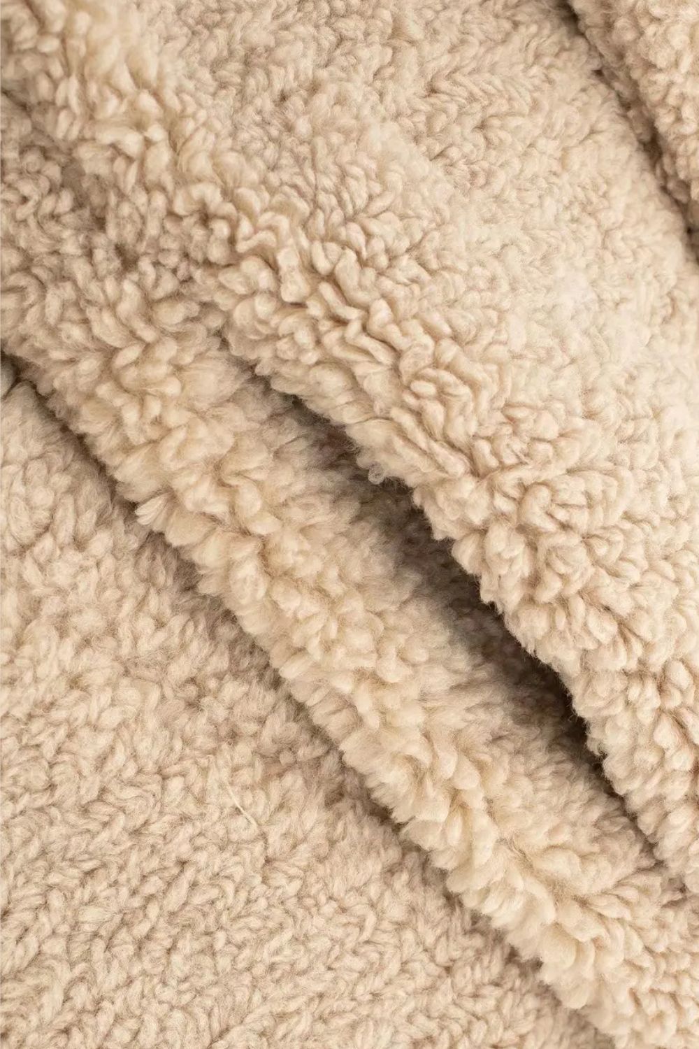 Luxe Teddy Coat | Langer Damen-Wintermantel aus Faux-Fur mit Double-Breasted Look