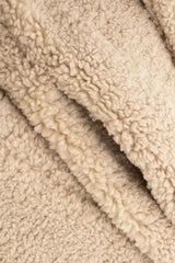 Luxe Teddy Coat | Langer Damen-Wintermantel aus Faux-Fur mit Double-Breasted Look