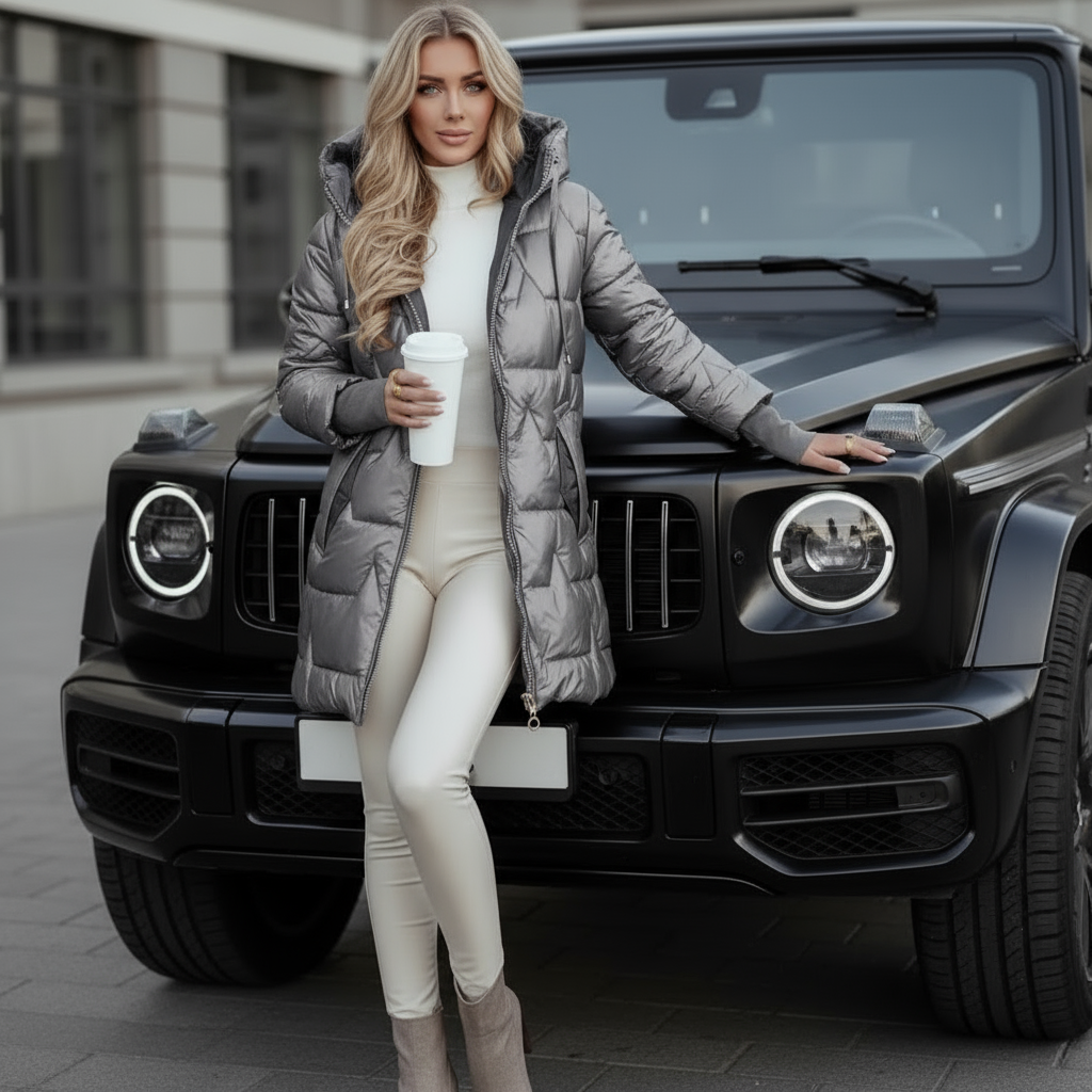 Velmora Damen Steppjacke in Grau
