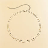 BellyLinx Body Chain Bauchkette silber Detail
