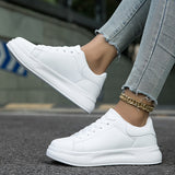 Lunaira Damen Sneaker – Seitenansicht Clean White