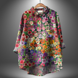 Virginia | Artisanal Floral Blouse