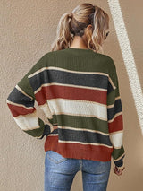 Serenelle | Gestreifter Oversize-Pullover aus weichem Strick