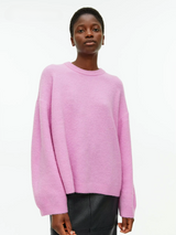 PureEase Sweater Damen rosa cozy streetstyle
