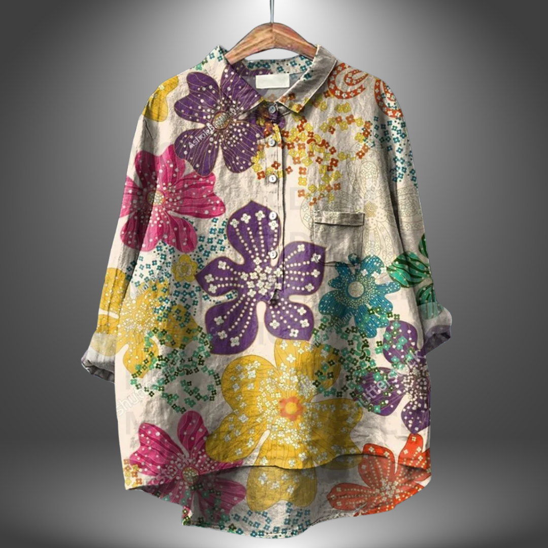 Virginia | Artisanal Floral Blouse