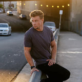 Endurance Pro sport t-shirt heren zwart slim fit vochtafvoerend
