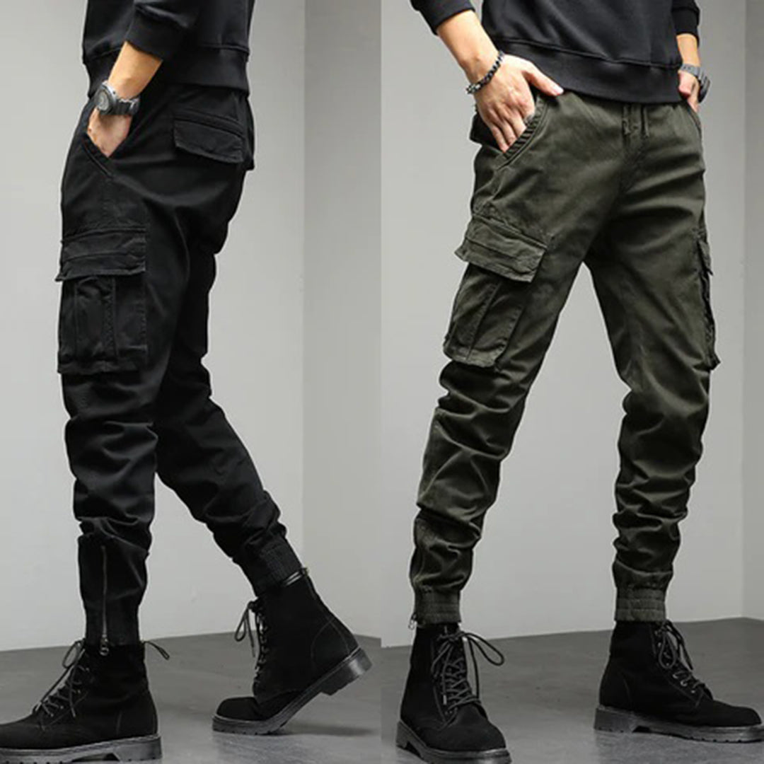Berend cargo jogger in zwart