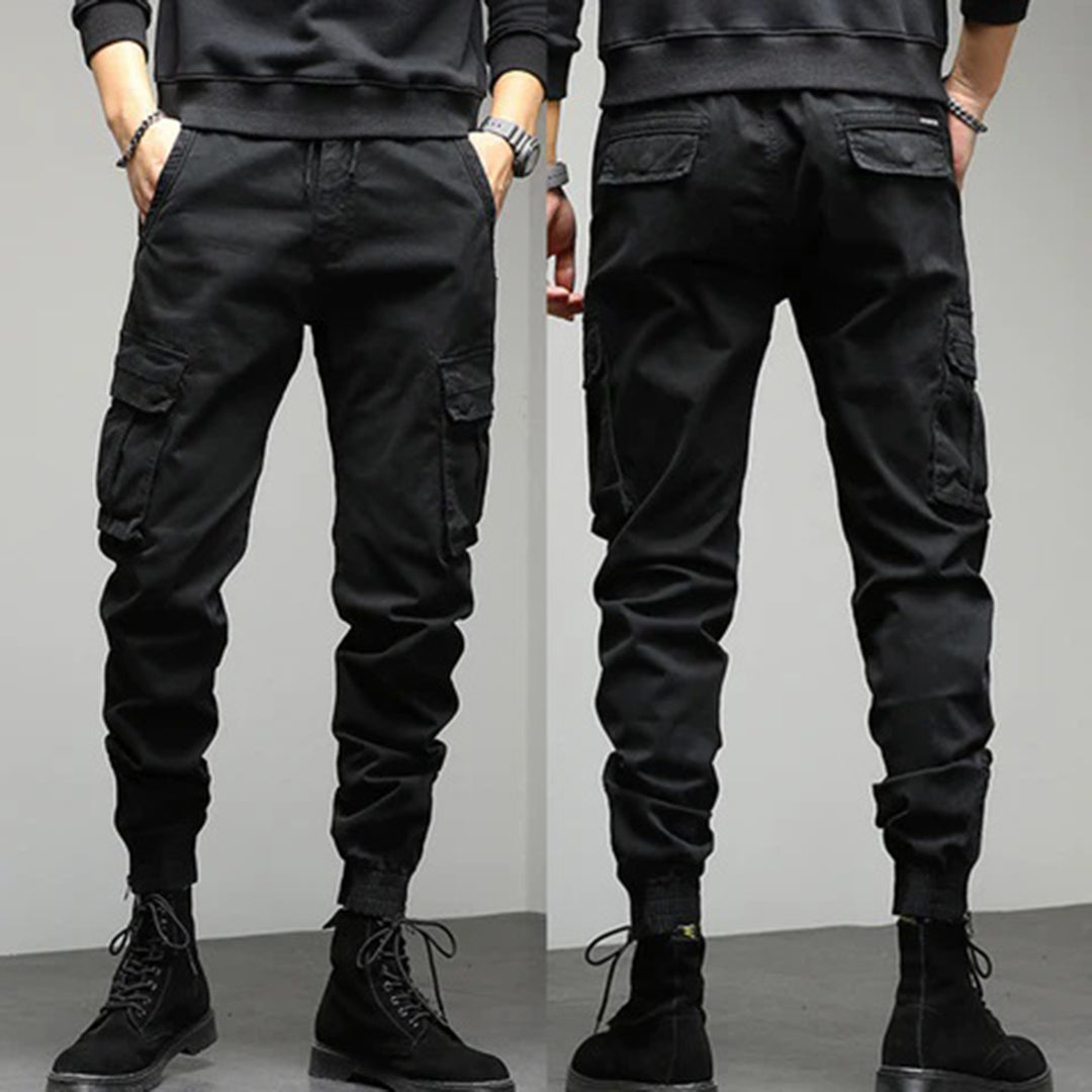 Berend cargo jogger in zwart