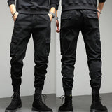 Berend cargo jogger in zwart