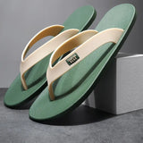 vintage heren slippers unicolor
