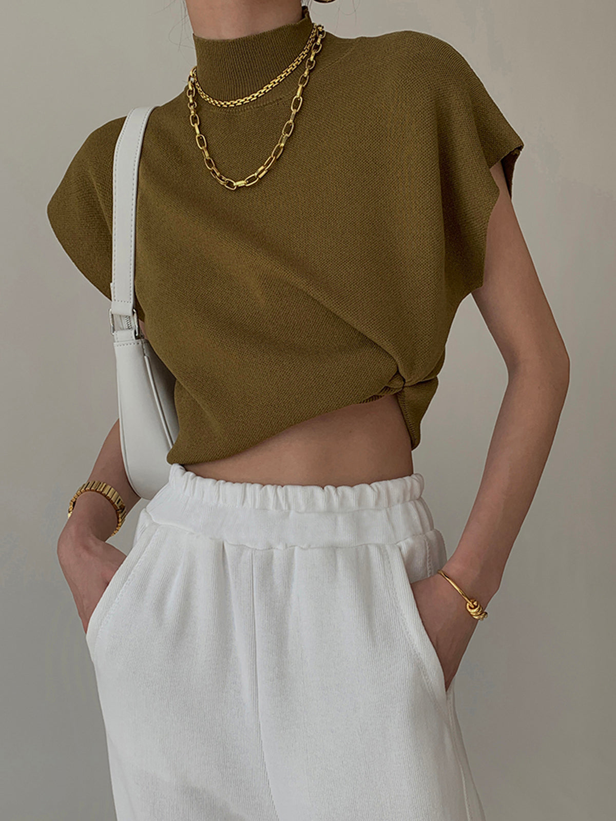 Maxime | Knitted Sweater Bodywarmer