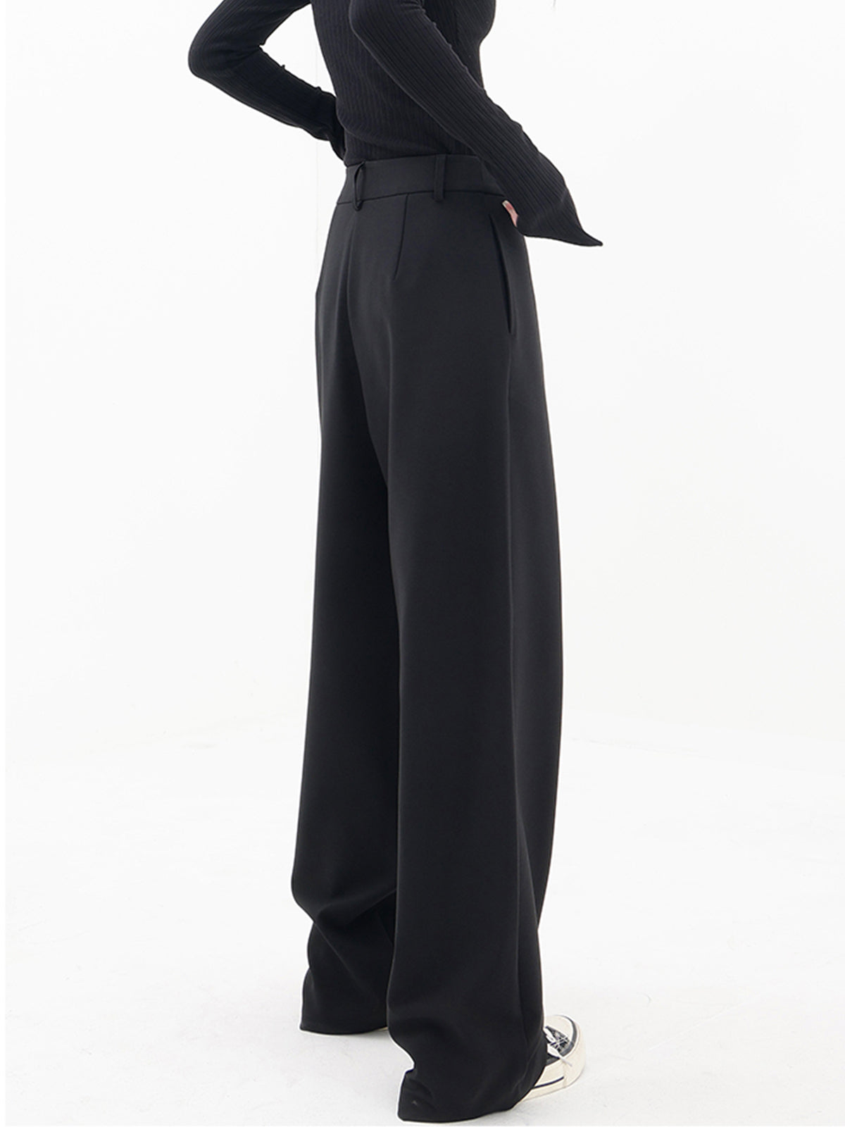 asymmetrische damesbroek elegant
