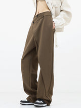asymmetrische wide leg broek dames
