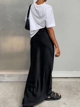 Savina | Satin Maxi Skirt