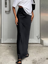 Savina | Satin Maxi Skirt
