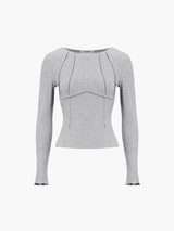 elegante basic top voor vrouwen
