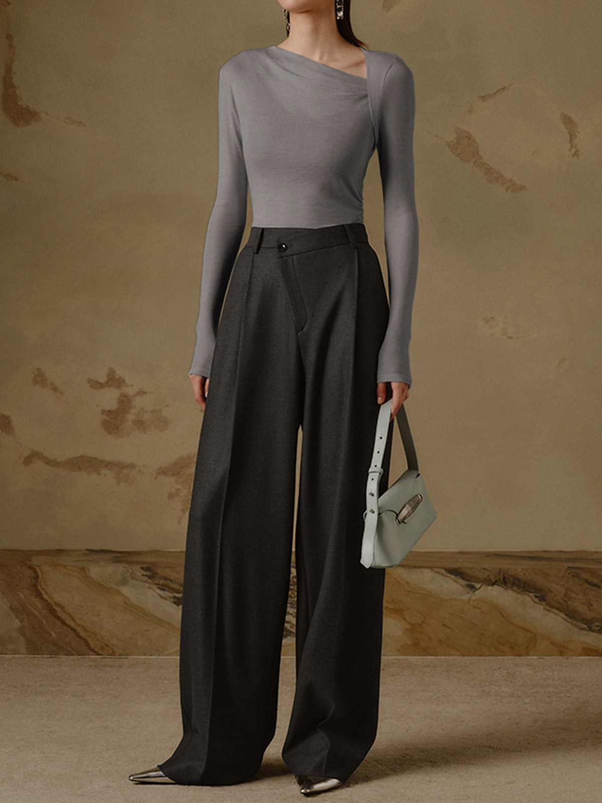 Elyra | Asymmetric Knit Top