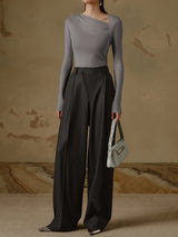 Elyra | Asymmetric Knit Top