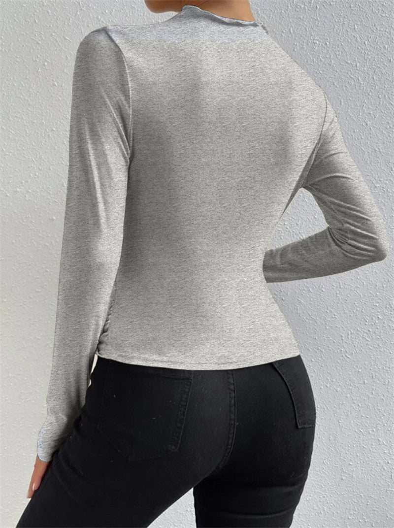 Virelle | Ruching Long Sleeve Top