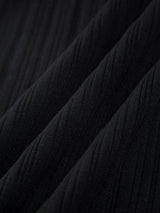 Ribbed Sleeveless Knit Long Dress 