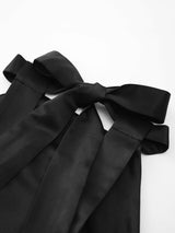 Tess | Satin Mini Dress with Bow