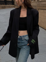 Lorène – Oversized Blazer für Damen | Klassischer Blazer mit Relaxed Fit