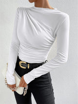 Virelle | Ruching Long Sleeve Top