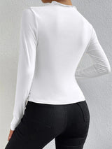 Virelle | Ruching Long Sleeve Top