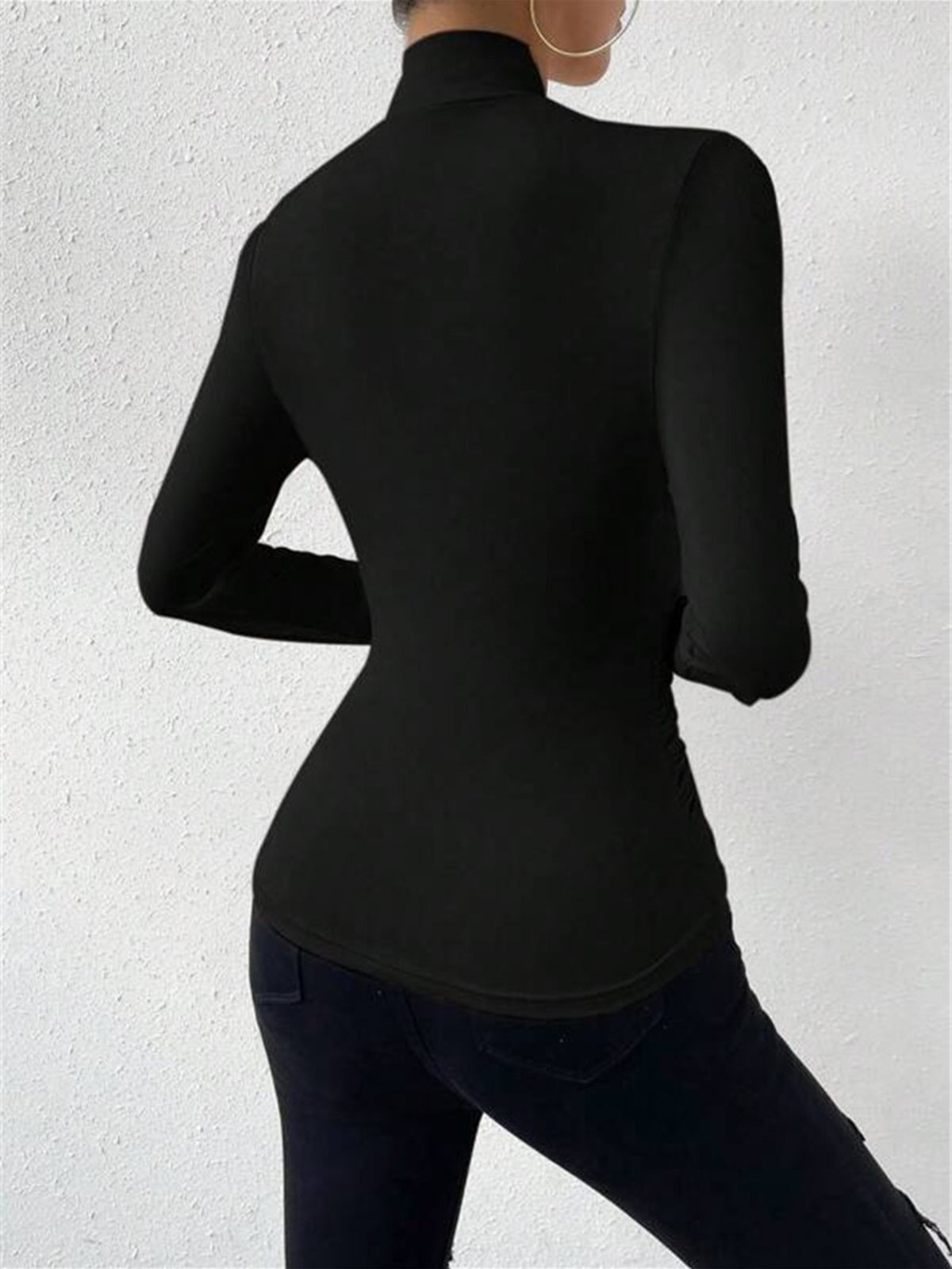 Caline | Crossed Wrap Top