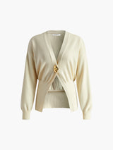 Isabelle | Knitted Cardigan with Gold Buttons