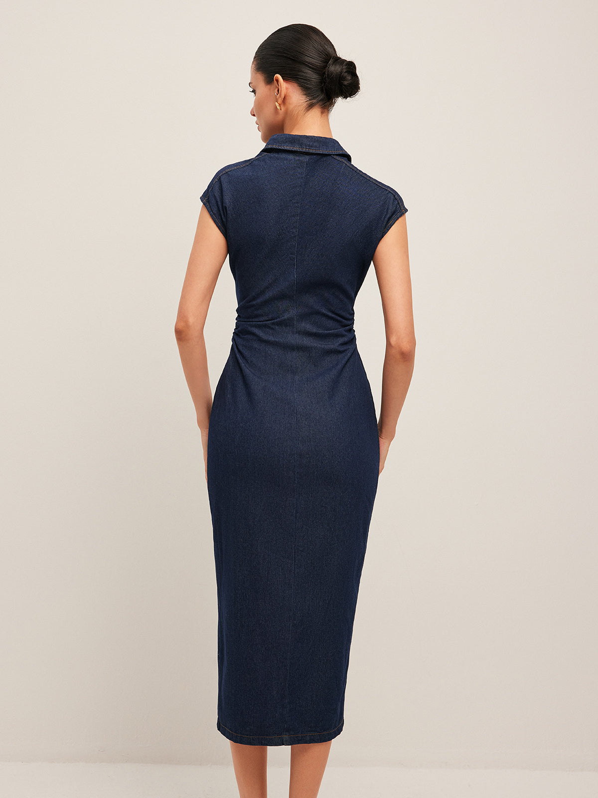 stijlvolle mouwloze denimjurk voor dames

