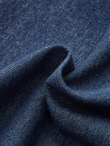 Delphine | Sleeveless Denim Dress with Button Closure and V-Neck