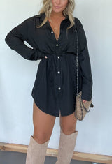 chique loungewear met knoopsluiting
