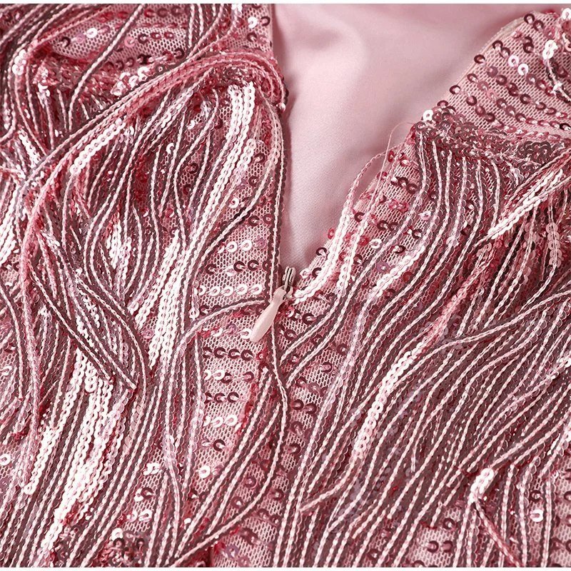 Élora | Federbesetztes Mini-Kleid – Luxus & Glamour für unvergessliche Nächte