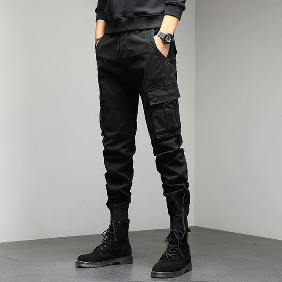 Berend cargo jogger in zwart