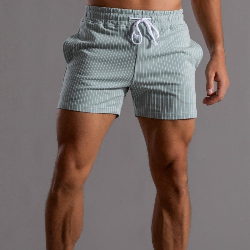 slim fit sportshort voor mannen
