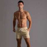 Zomerse shorts voor heren met elastische tailleband

