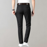 Adam chino broek in luxe katoenmix
