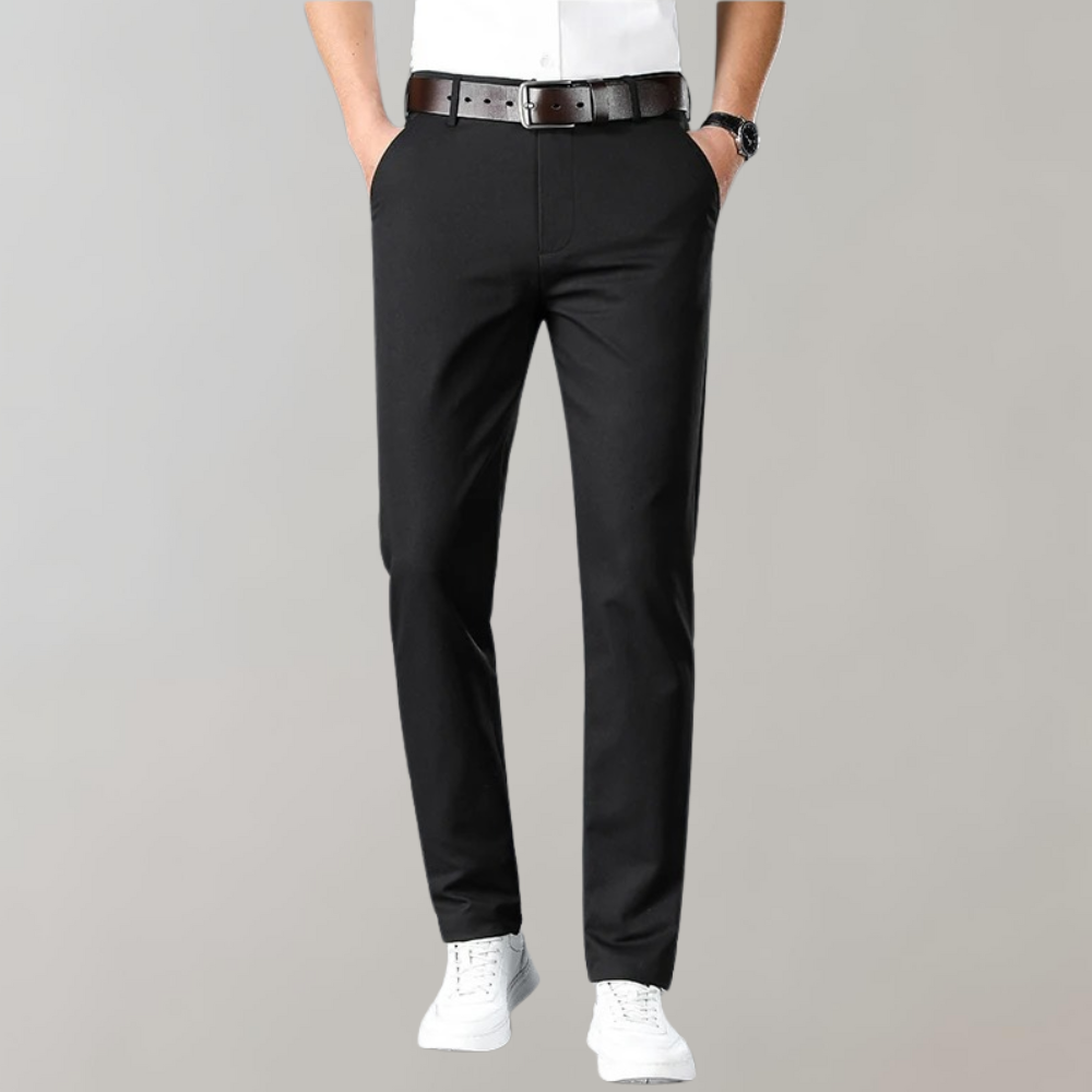 Adam chino broek in luxe katoenmix
