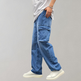 Aart | Denim Cargo Pants 